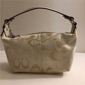 Coach Cream Shoulder Bag